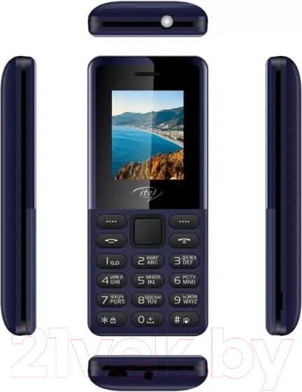 Изображение товара Мобильный телефон Itel IT2163N / ITL-IT2163N-DEBL (синий)