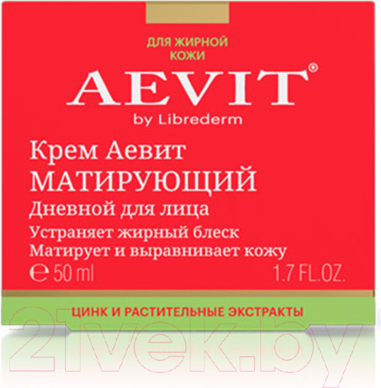 Изображение товара Крем для лица AEVIT Aevit Матирующий Дневной (50мл)