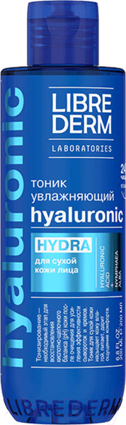 Изображение товара Тоник для лица Librederm Hydra Гиалуроновый Увлажняющий для сухой кожи (200мл)