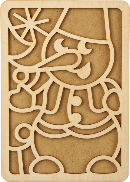 Изображение товара Набор для творчества Лесная мастерская Пластилиновые картинки. Снеговик / 7053544