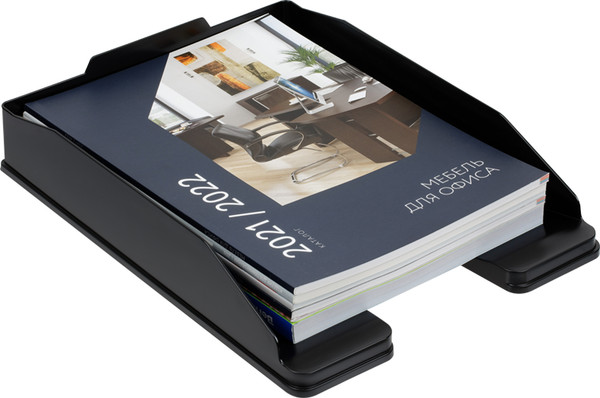 Изображение товара Лоток для бумаг Стамм Эксперт / ЛТГ-30566 (черный)