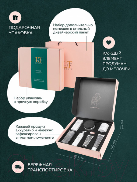 Изображение товара Набор косметики для лица и тела La and Te beaute LT-3R