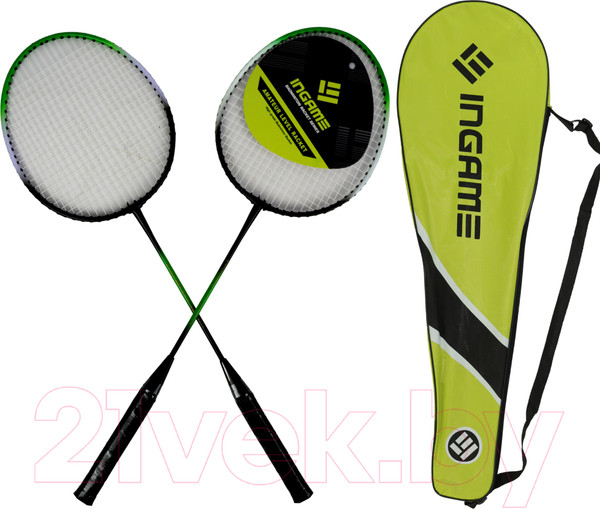 Изображение товара Набор для бадминтона Ingame Store (зеленый-черный)