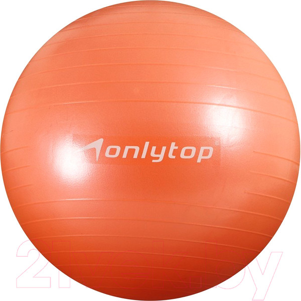 Изображение товара Фитбол гладкий Onlytop 3544000 (оранжевый)