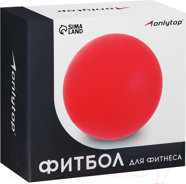 Изображение товара Фитбол гладкий Onlytop 3544003 (фиолетовый)