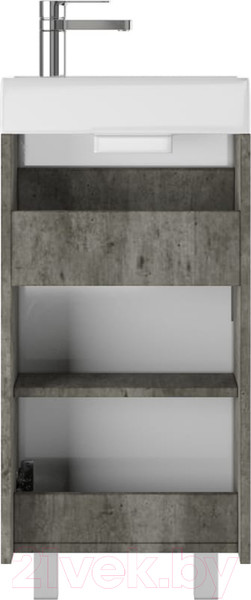 Изображение товара Тумба под умывальник Айсберг Енисей 40 Мечта без ящика / DM2330T (бетон)