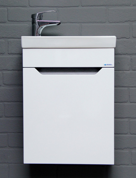 Изображение товара Тумба под умывальник Айсберг Енисей 40 Мечта без ящика подвесная (бетон)