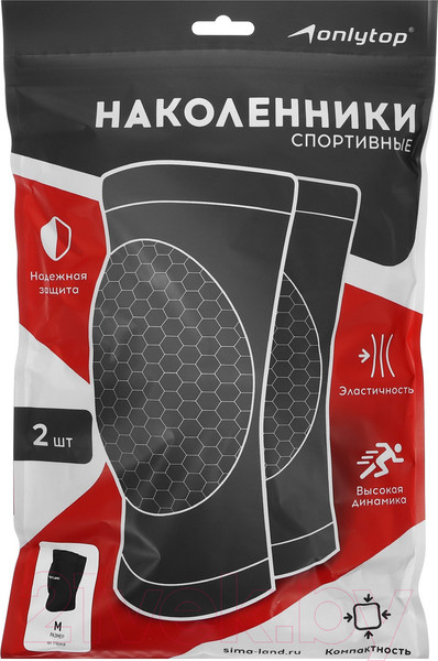 Изображение товара Наколенники защитные Onlytop 3780412 (М, синий)