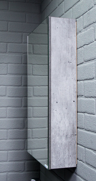 Изображение товара Шкаф с зеркалом для ванной Айсберг Мечта 40 (бетон)