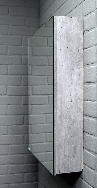 Изображение товара Шкаф с зеркалом для ванной Айсберг Мечта 50 (бетон)