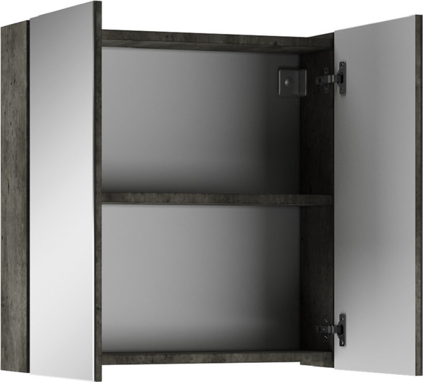 Изображение товара Шкаф с зеркалом для ванной Айсберг Мечта 60 (бетон)