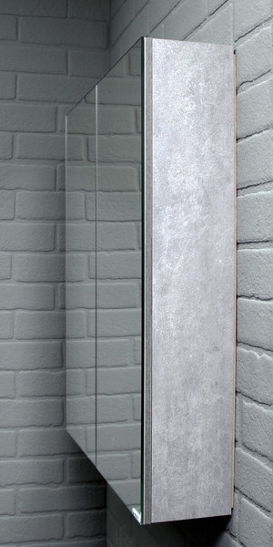 Изображение товара Шкаф с зеркалом для ванной Айсберг Мечта 60 (бетон)