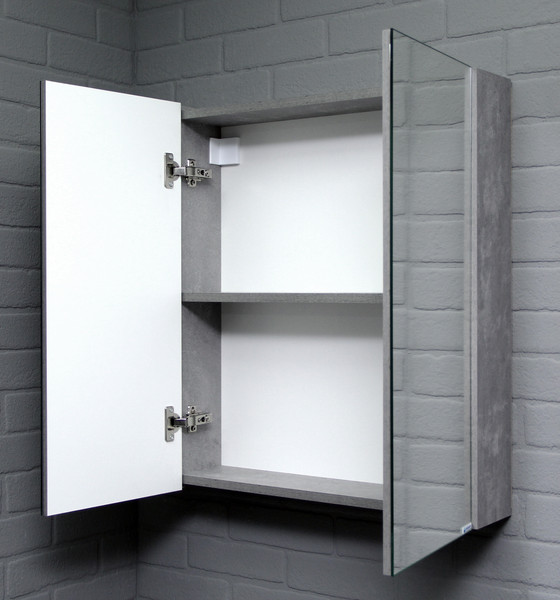 Изображение товара Шкаф с зеркалом для ванной Айсберг Мечта 60 (бетон)