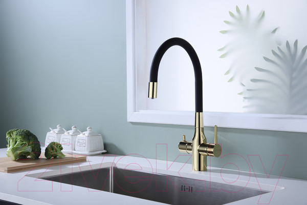 Изображение товара Смеситель Paulmark Salix Sa213419-G (золото)