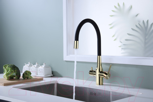 Изображение товара Смеситель Paulmark Salix Sa213419-G (золото)