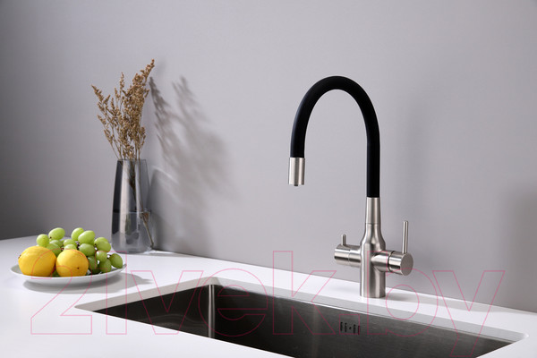Изображение товара Смеситель Paulmark Salix Sa213419-NI (никель)