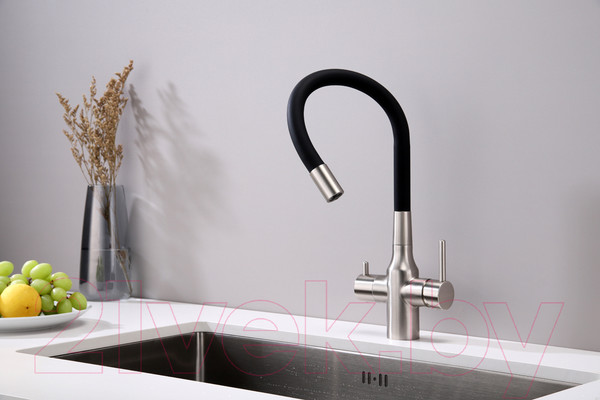 Изображение товара Смеситель Paulmark Salix Sa213419-NI (никель)