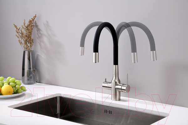 Изображение товара Смеситель Paulmark Salix Sa213419-NI (никель)
