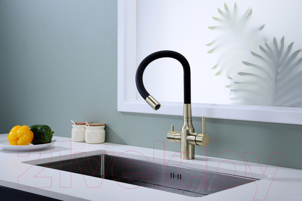 Изображение товара Смеситель Paulmark Salix Sa213419-BR (бронза)
