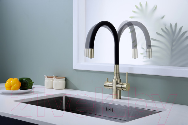 Изображение товара Смеситель Paulmark Salix Sa213419-BR (бронза)