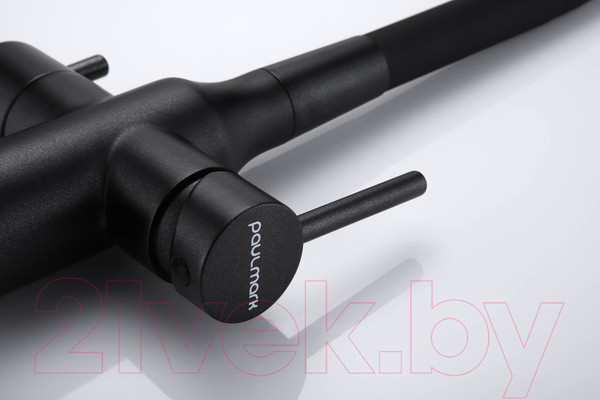 Изображение товара Смеситель Paulmark Salix Sa213419-418 (черный металлик)