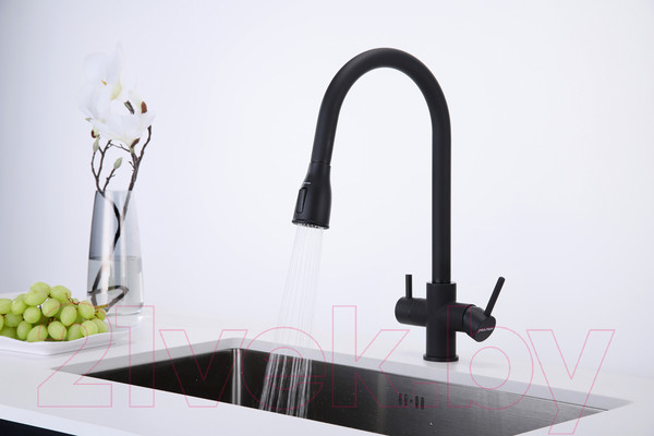 Изображение товара Смеситель Paulmark Lange La214212-401 (антрацит)