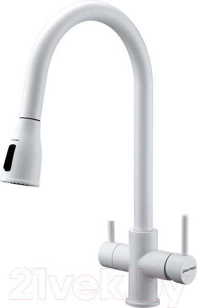 Изображение товара Смеситель Paulmark Lange La214212-431 (белый матовый)