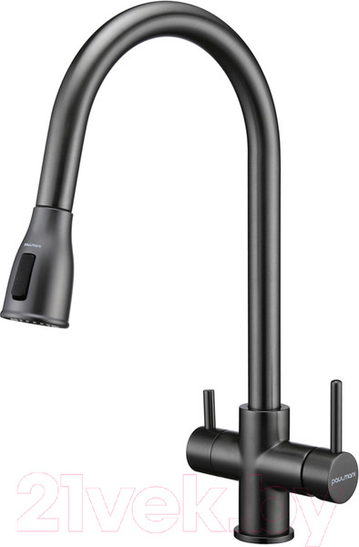 Изображение товара Смеситель Paulmark Lange La214212-GM (вороненая сталь)