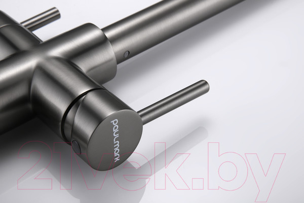 Изображение товара Смеситель Paulmark Lange La214212-GM (вороненая сталь)