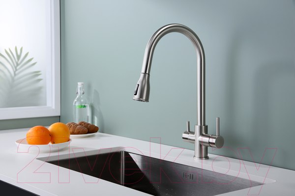 Изображение товара Смеситель Paulmark Lange La214212-NI (никель)