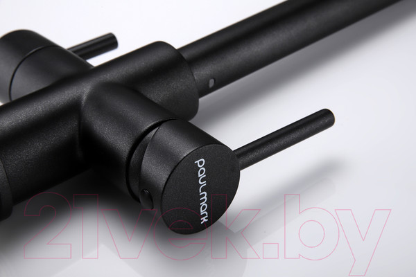 Изображение товара Смеситель Paulmark Lange La214212-418 (черный металлик)