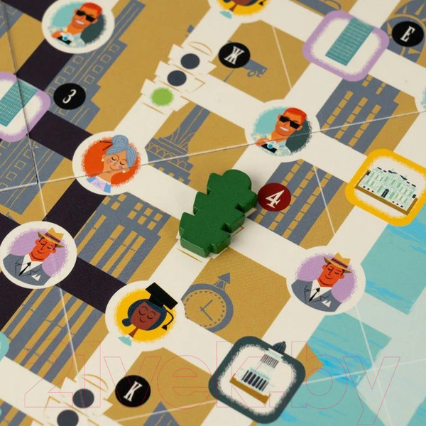 Изображение товара Настольная игра GaGa Счастливый билет. Нью-Йорк и Лондон / GG314