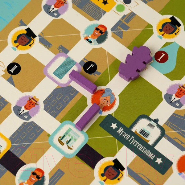 Изображение товара Настольная игра GaGa Счастливый билет. Нью-Йорк и Лондон / GG314