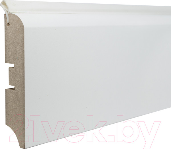 Изображение товара Плинтус Smartprofile МДФ Нide 80 М (2.4м, белый)