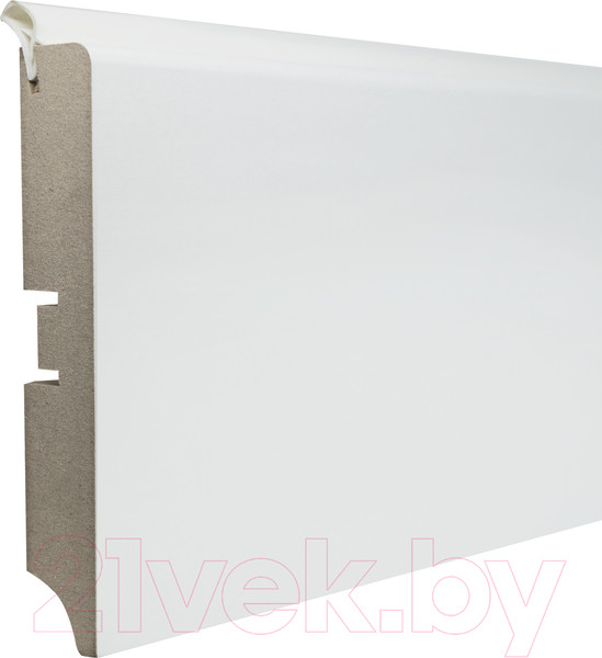 Изображение товара Плинтус Smartprofile МДФ Нide 100A (2.4м, белый)