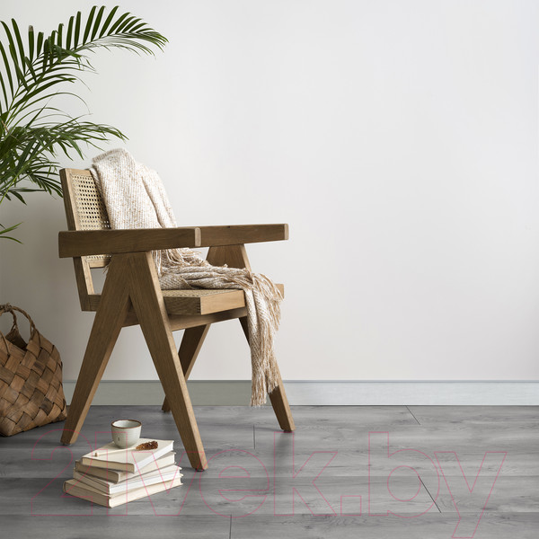 Изображение товара Плинтус Smartprofile МДФ Hide 80М Дуб винтаж светло-серый (2.4м)