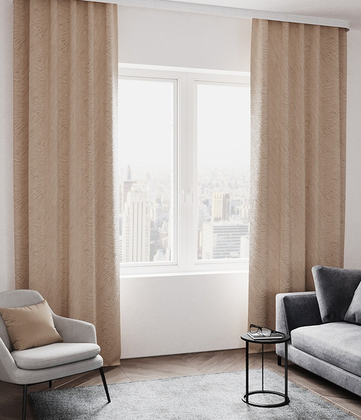 Изображение товара Штора LEGRAND Бриз 150x260 / 58115719 (сепия)