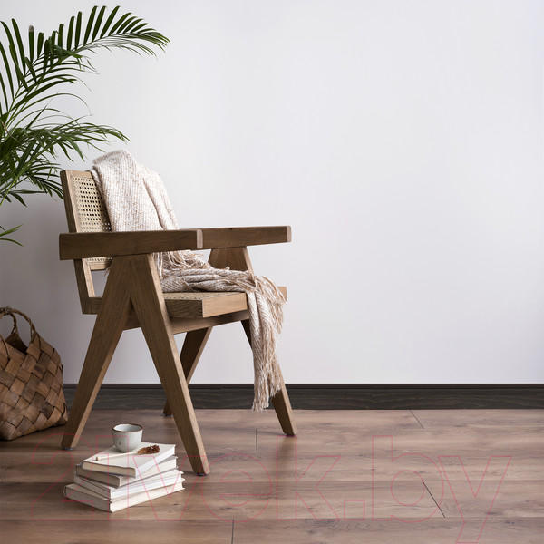 Изображение товара Плинтус Smartprofile МДФ Hide 80М Дуб Филадельфия коньяк (2.4м)