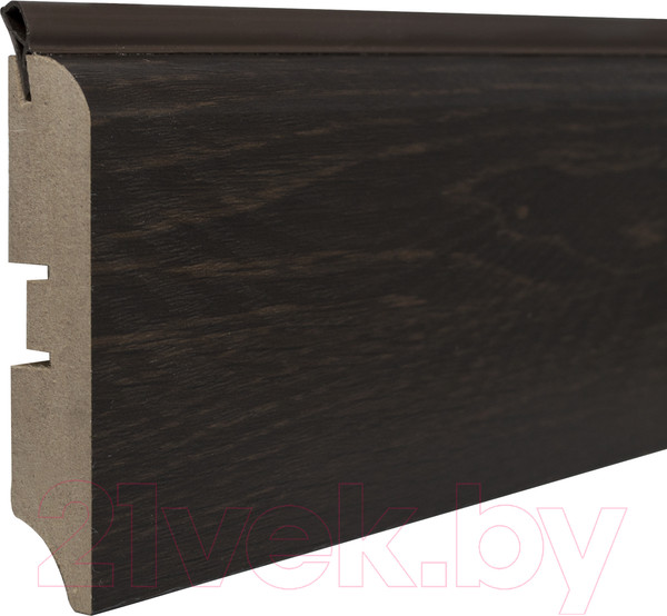 Изображение товара Плинтус Smartprofile МДФ Hide 80М Дуб Филадельфия коньяк (2.4м)