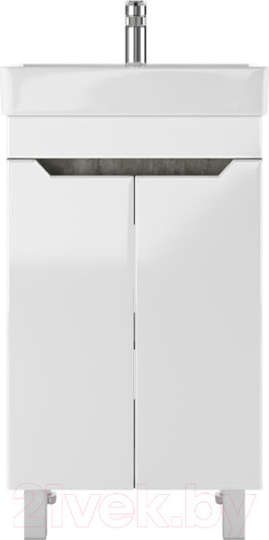 Изображение товара Тумба под умывальник Айсберг Енисей 50 Мечта без ящика (бетон)