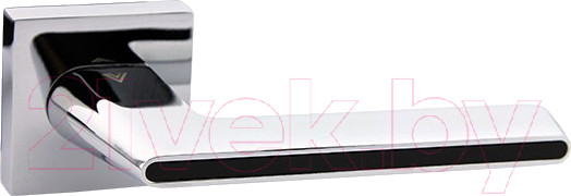 Изображение товара Ручка дверная Lockit Комета на квадратной розетке PC/Black