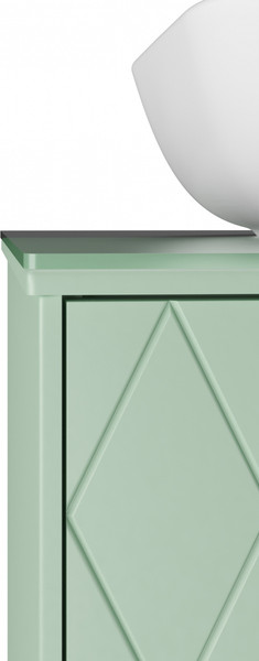 Изображение товара Тумба под умывальник LEVEL Infinity 60 One 70 с двумя ящиками подвесная (зеленый матовый)
