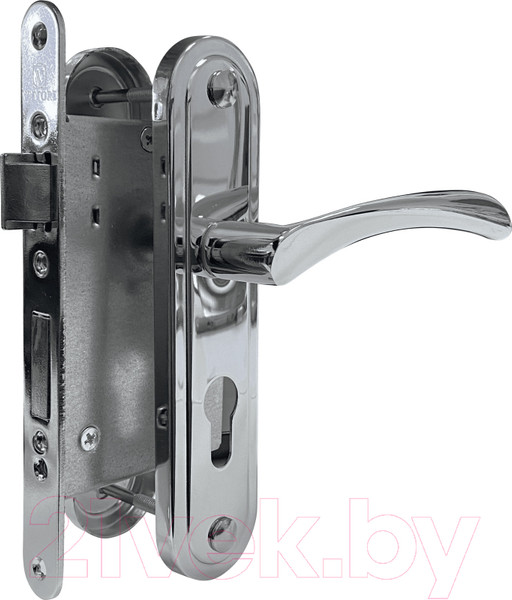 Изображение товара Замок врезной Vettore 5523-2 CP С ручкой (хром)