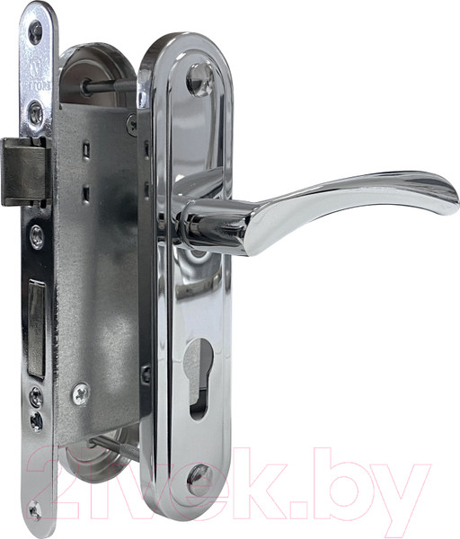 Изображение товара Замок врезной Vettore 5523-4 CP С ручкой (хром)