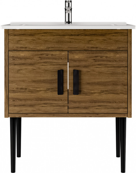 Изображение товара Тумба под умывальник LEVEL Оскар 75 Three без ящика (дуб чарльстон)