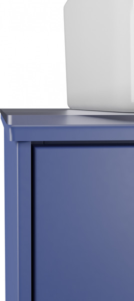 Изображение товара Тумба под умывальник LEVEL Олимпия 56 Four с двумя ящиками подвесная (синий матовый)