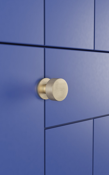 Изображение товара Тумба под умывальник LEVEL Олимпия 56 Four с двумя ящиками подвесная (синий матовый)