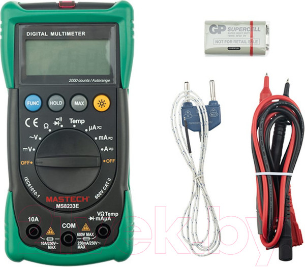 Изображение товара Мультиметр цифровой Mastech MS8233E