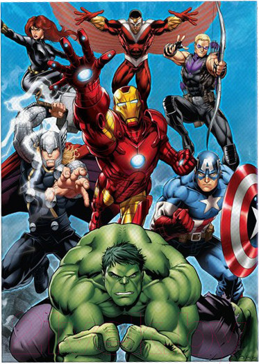 Изображение товара Картина по номерам Marvel Мстители / 9302156