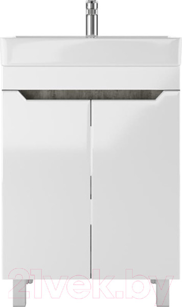 Изображение товара Тумба под умывальник Айсберг Енисей 60 Мечта без ящика (бетон)